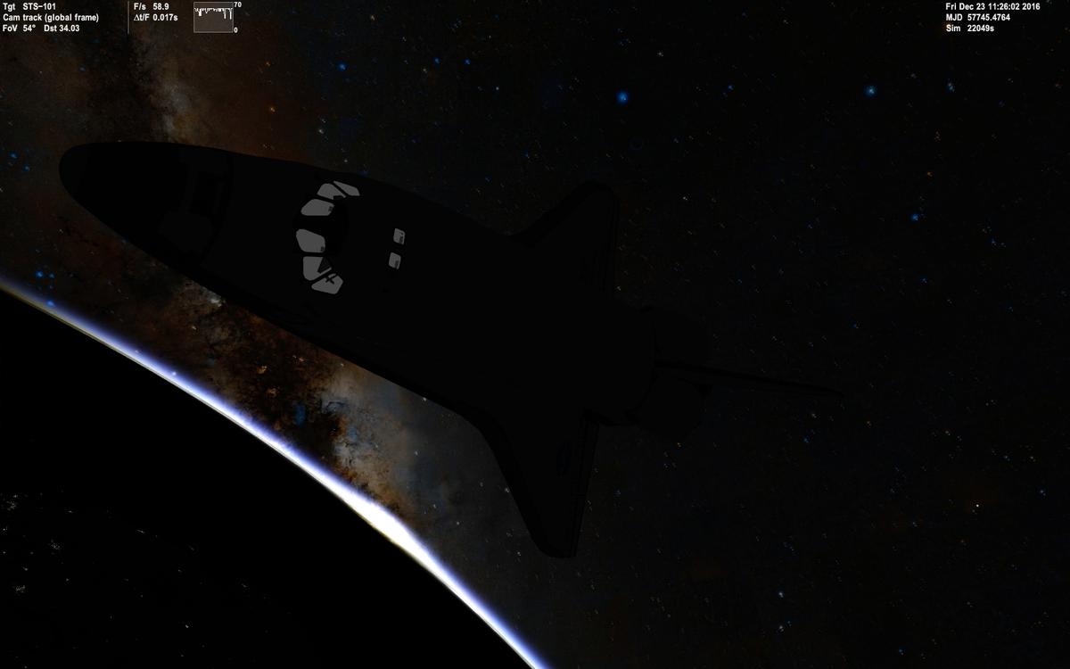 Ghost in space