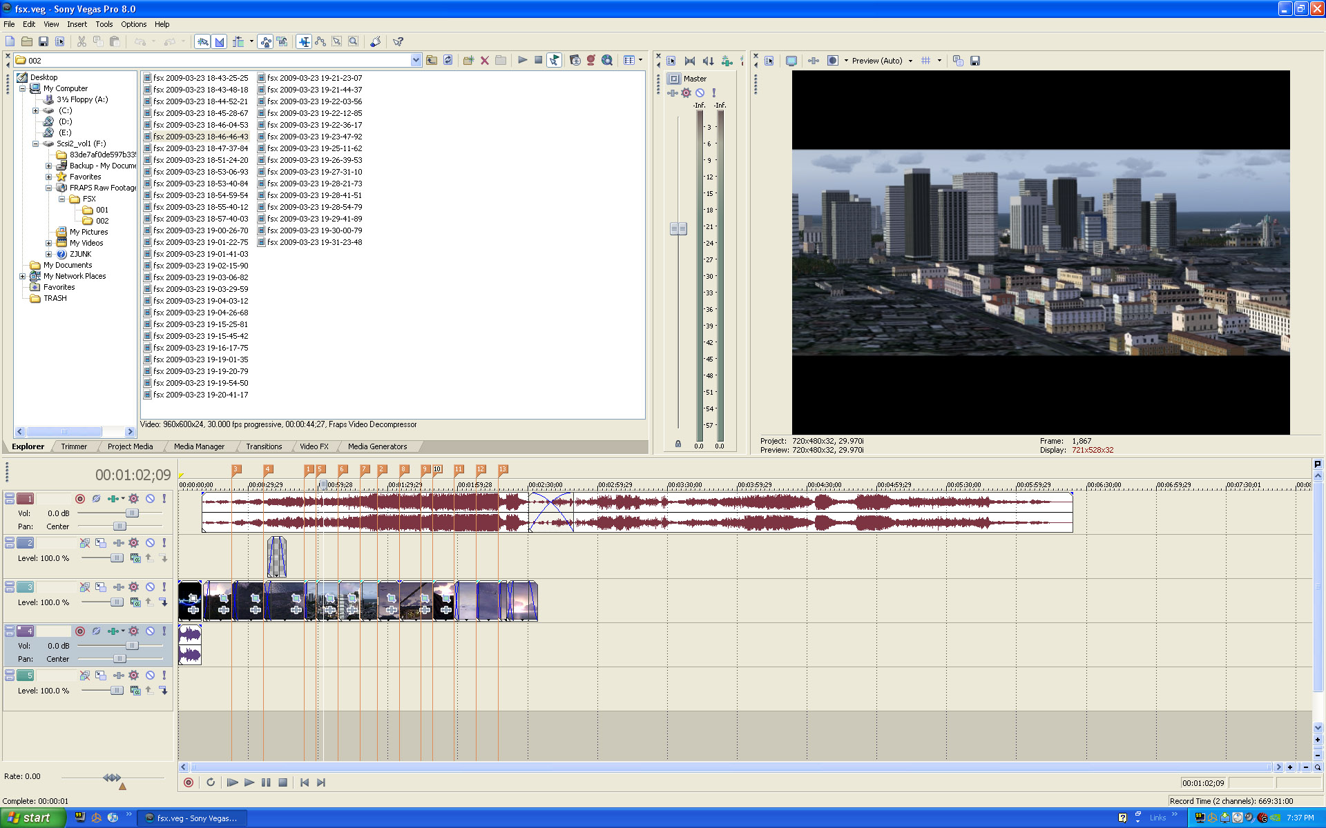Glide Path Project in Sony Vegas Pro 8
