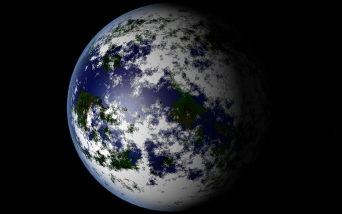 Gliese 581 g The new texture.  Didn't like the old so I made a new one.
