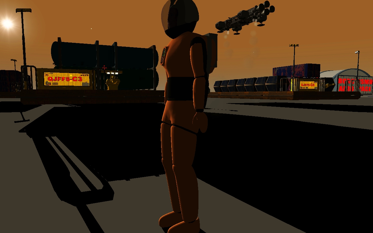 Goods Yard, Heinlein Base, Mars