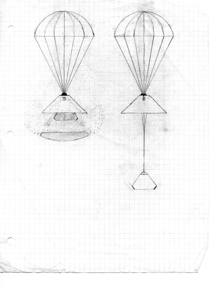 Heat shield jettison and lander release.