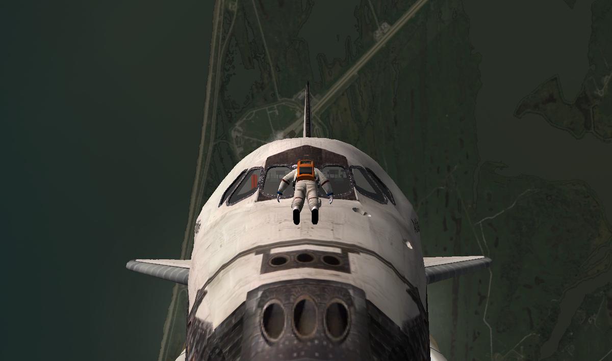 How NOT to hitch a ride on the Space Shuttle