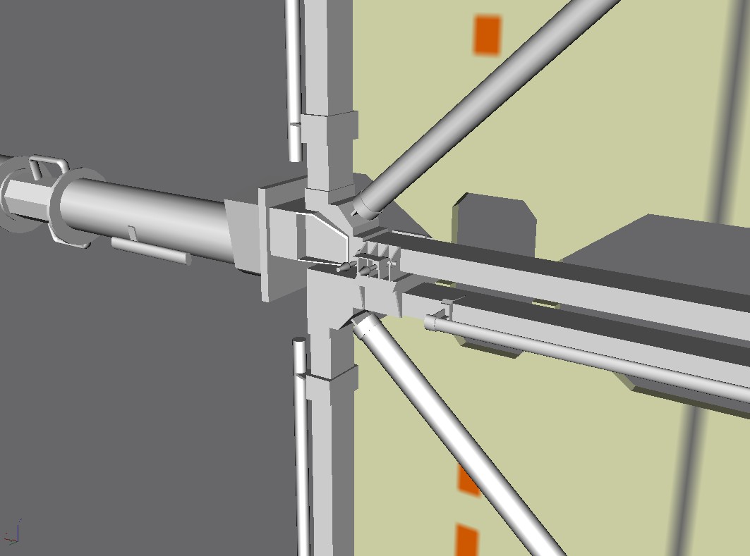 HST Solar Array 3 in GMAX at 99% completion, inactive side shown