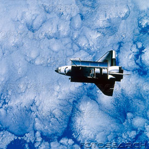 I dont know which shuttle it is, but it's a shuttle in orbit.