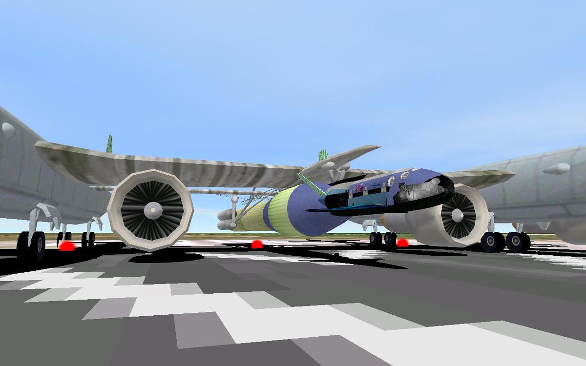Icarus ready for launch.