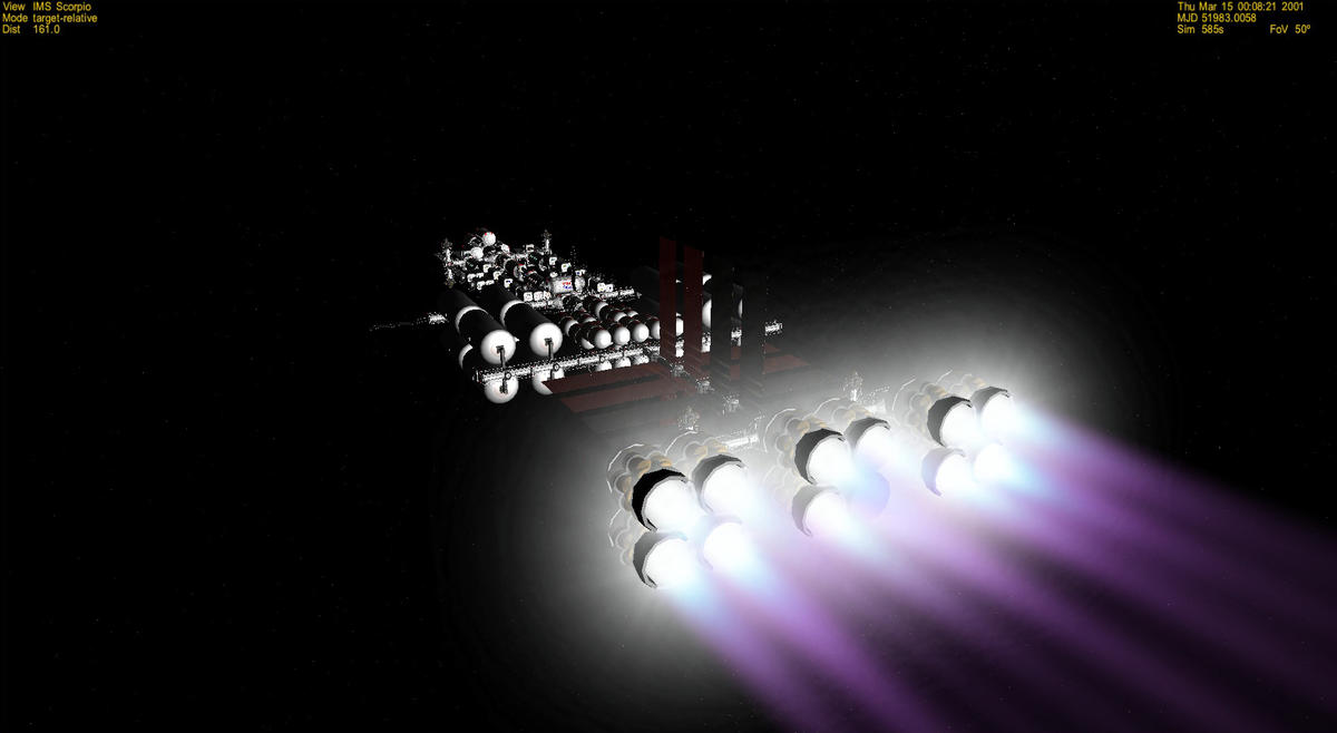 IMS Scorpio   Main Burn all Engines