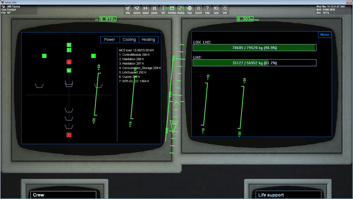 IMS Taurus Config 1 Temps