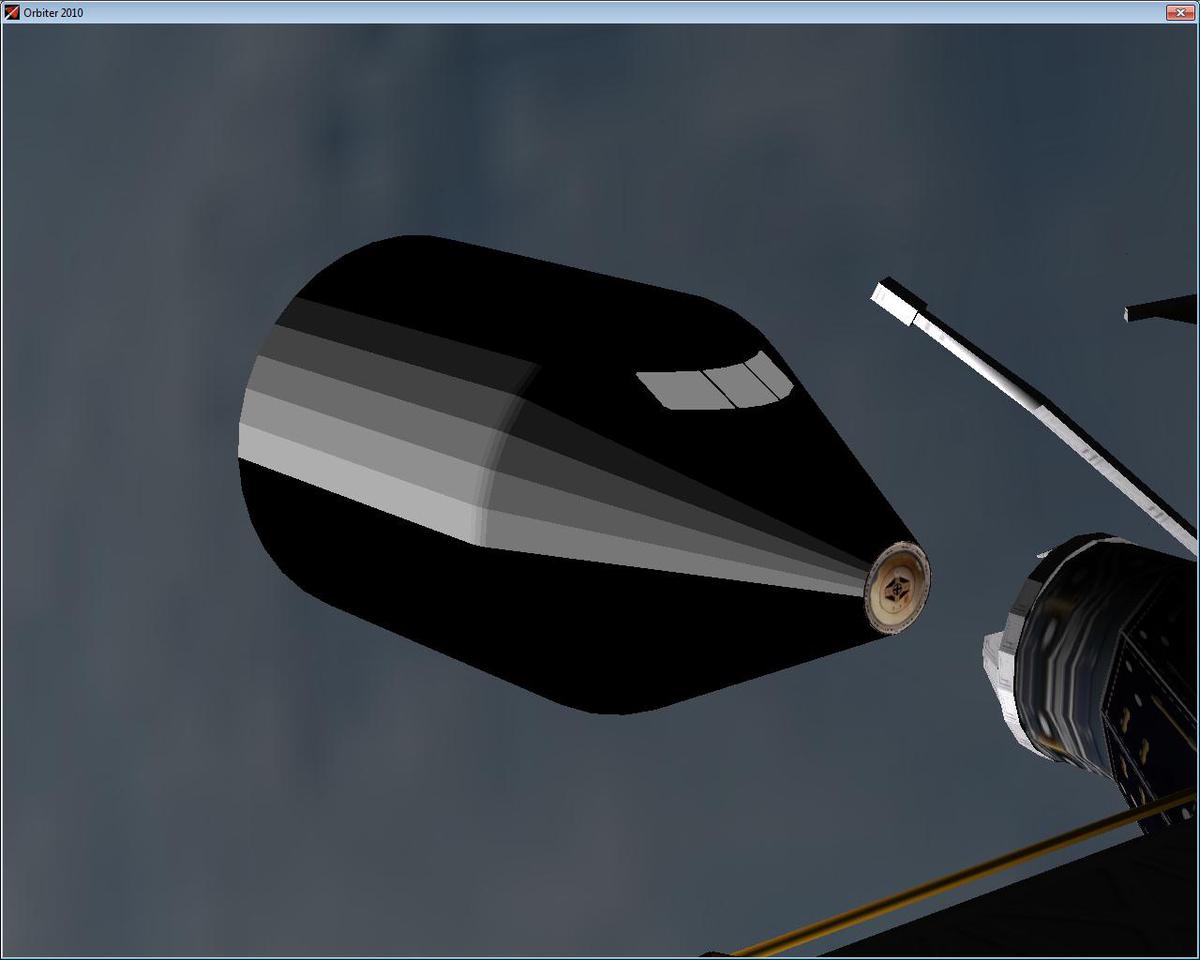 IMSBullet CM test. Mesh needs a lot of smoothing, but looks good overall. Forward dock is a lot smaller than I though as well. Both will be fixed soon