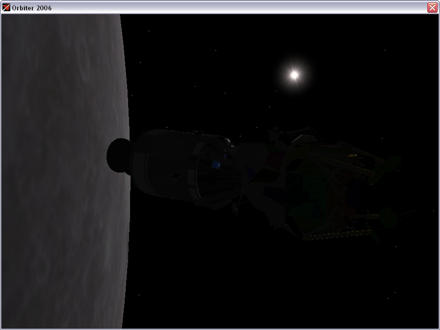 In the Moons orbit