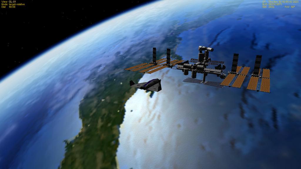 ISS rendevous over Italy