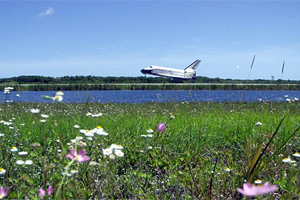 It was nice and peaceful before a billion dollar shuttle came in.