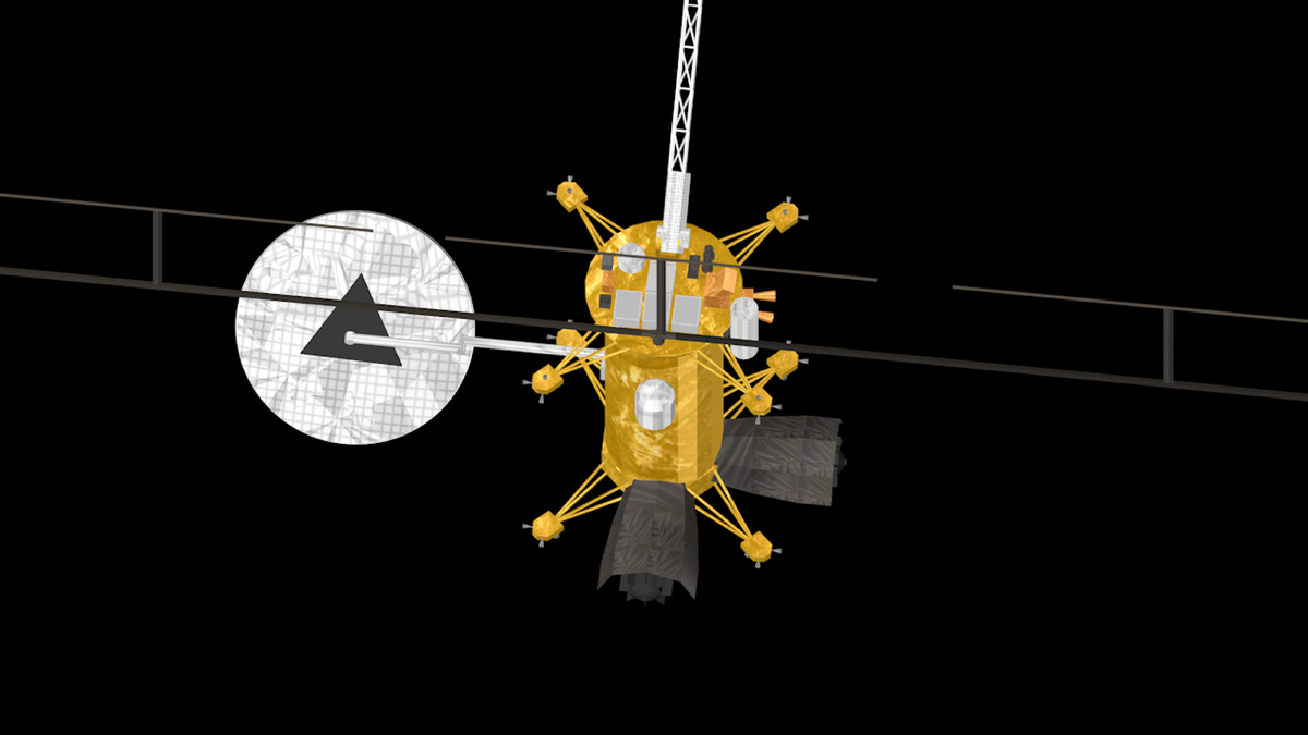 JEO's long antenna is placed on top front