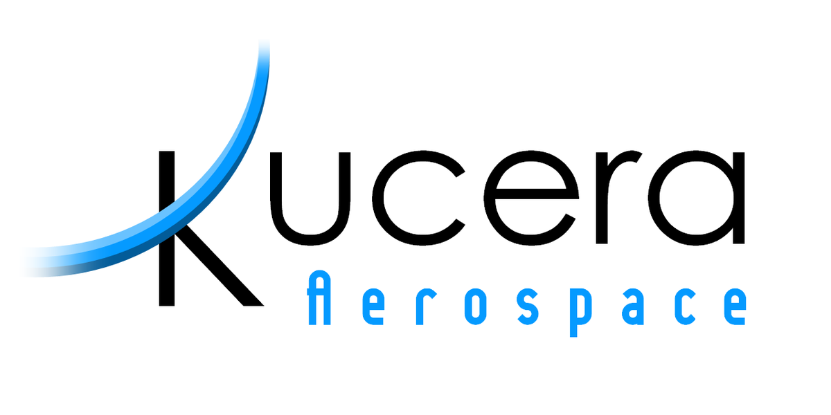 Kucera blue 'Horizontal Arc' logo-
"Kucera Aerospace"