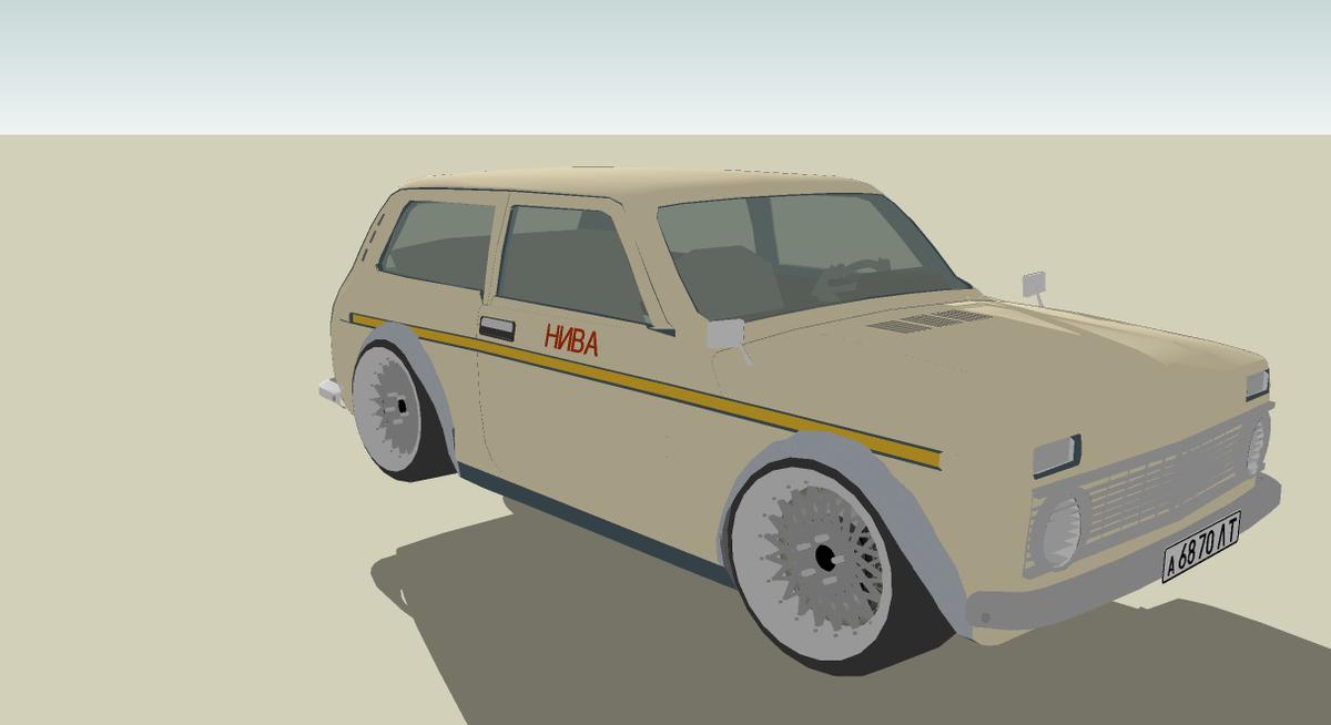 Lada Niva Roscosmos