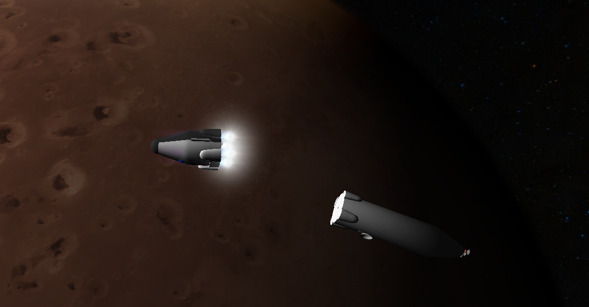 lander undocked