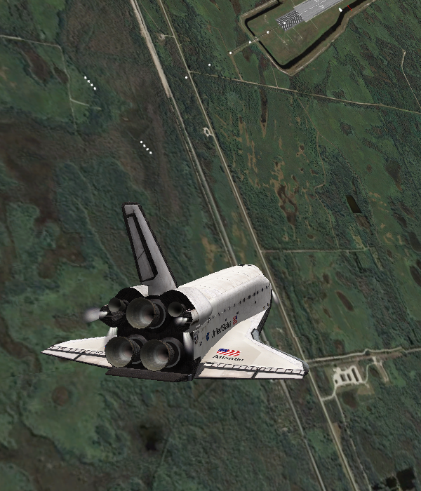 landing Atlantis