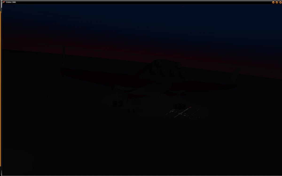 Landing gear deployed.
