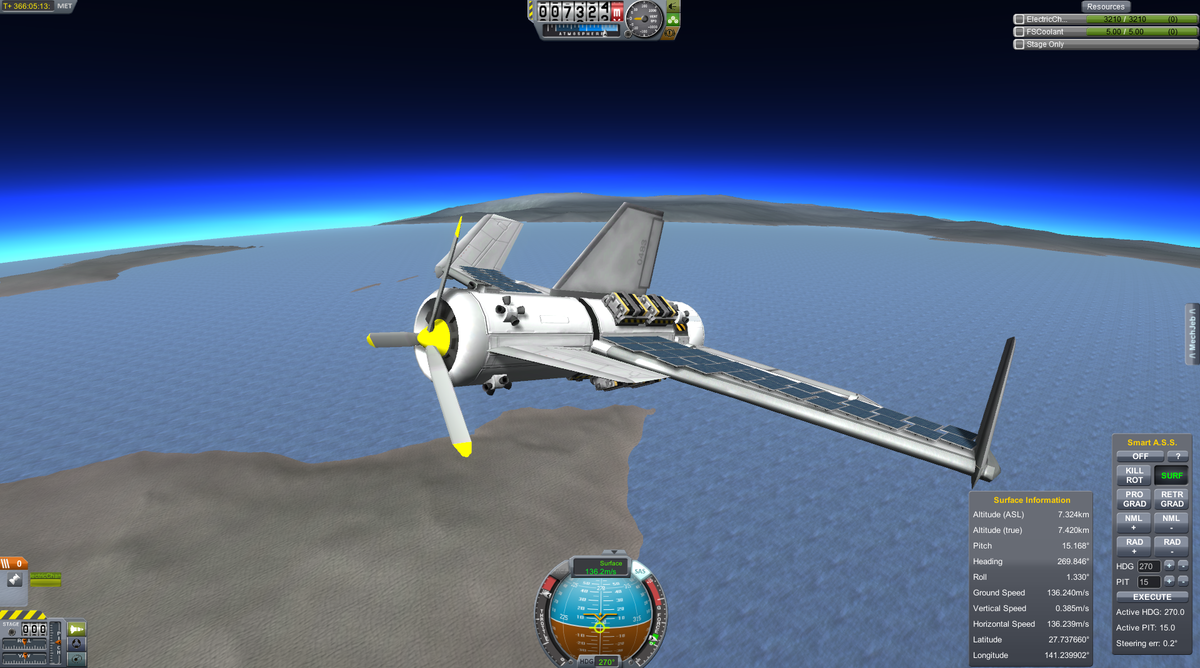 Laythe flight