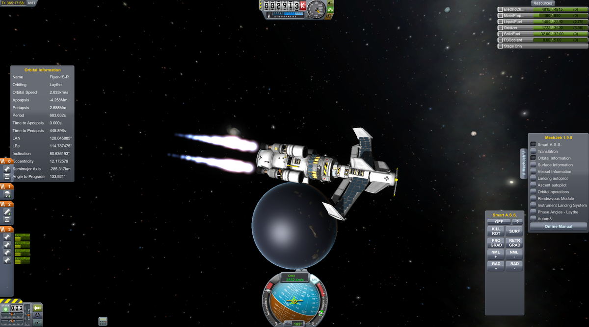 Laythe insertion