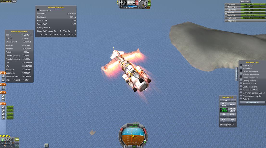 Laythe re-entry