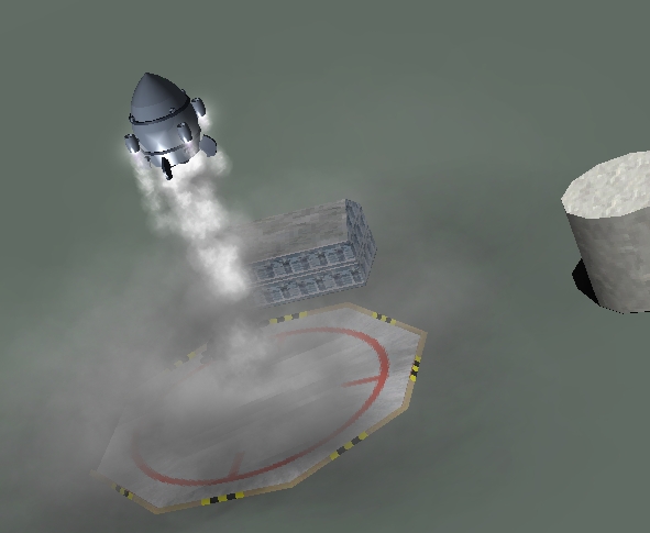 Liftoff at the new "Toady Base" in Silverdale, Washington