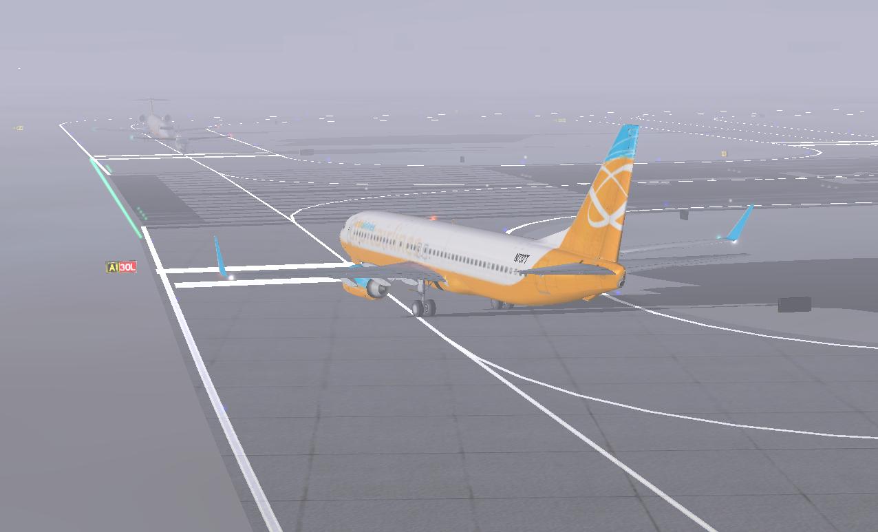 Line to take off
