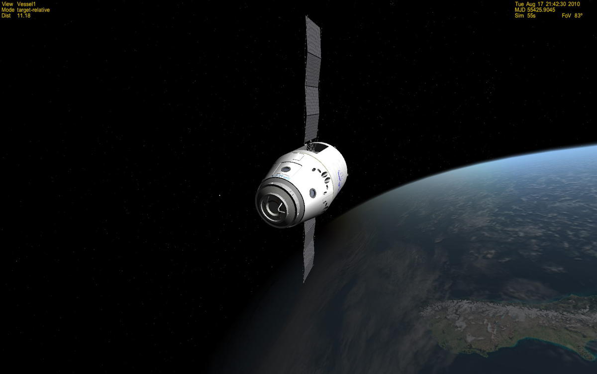 Manned version of Dragon
