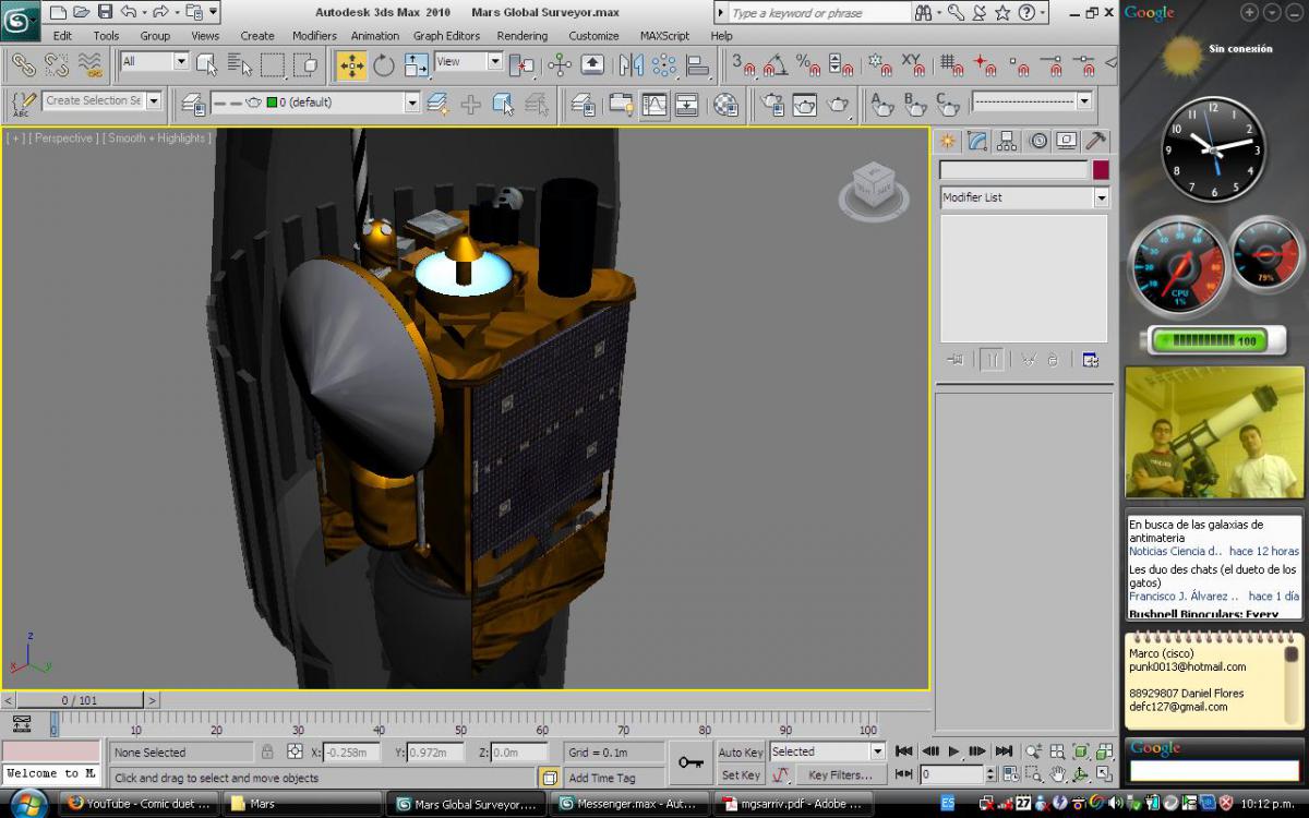 Mars Global Surveyor DEV 270809