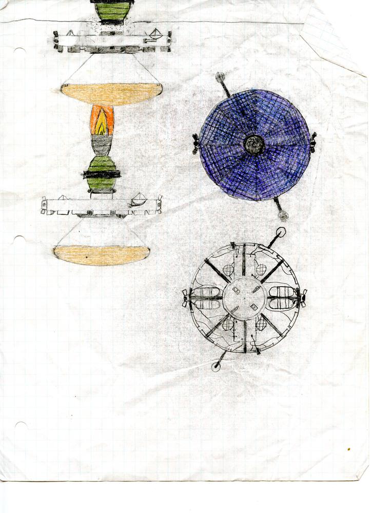Mars Lander upper stage, and cruise stage.