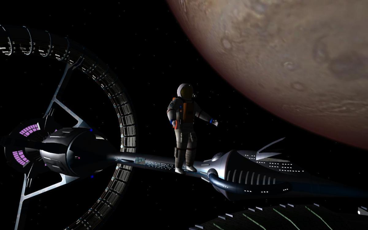 Mars Mike returning to shuttle (2)