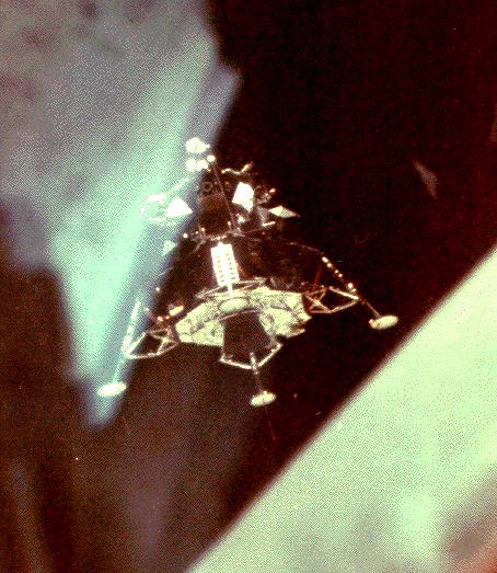 Michael Collins: Nice flying machine you have there Eagle, despite the fact your upside down.
Neil Armstrong: Somebodys upside down.