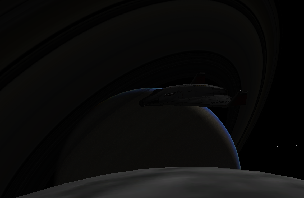 Mimas is another nice Saturn moon, too