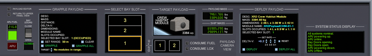 Mockup of possible UCGO support in XR-series panels.