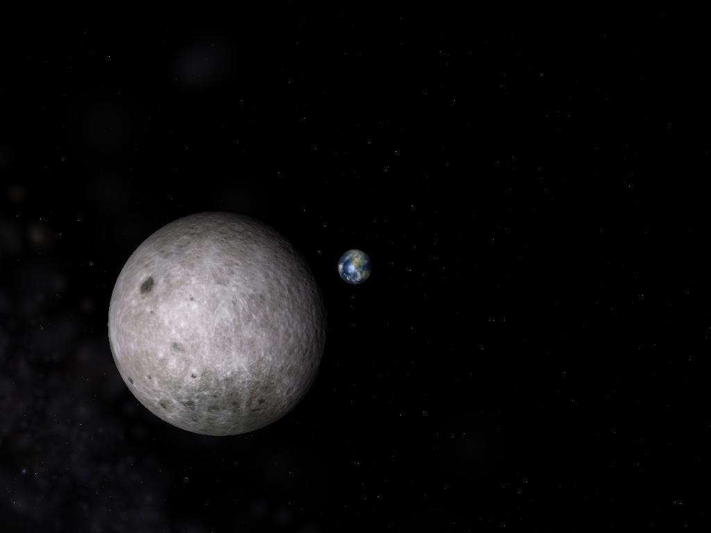Moon earth