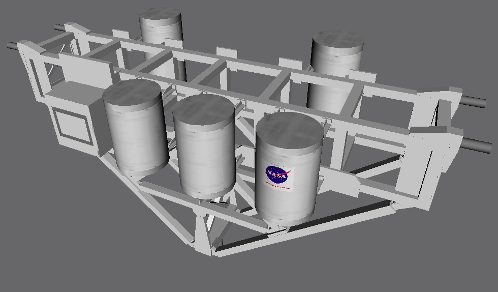MPESS in the FREESTAR configuration as flown on STS-107 in January 2003.

Experiments still to be added is:
-Solar Constant(SOLCON-3)
-Low Power Trans