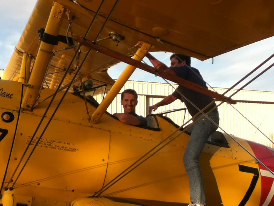 My first flight in a Stearman...