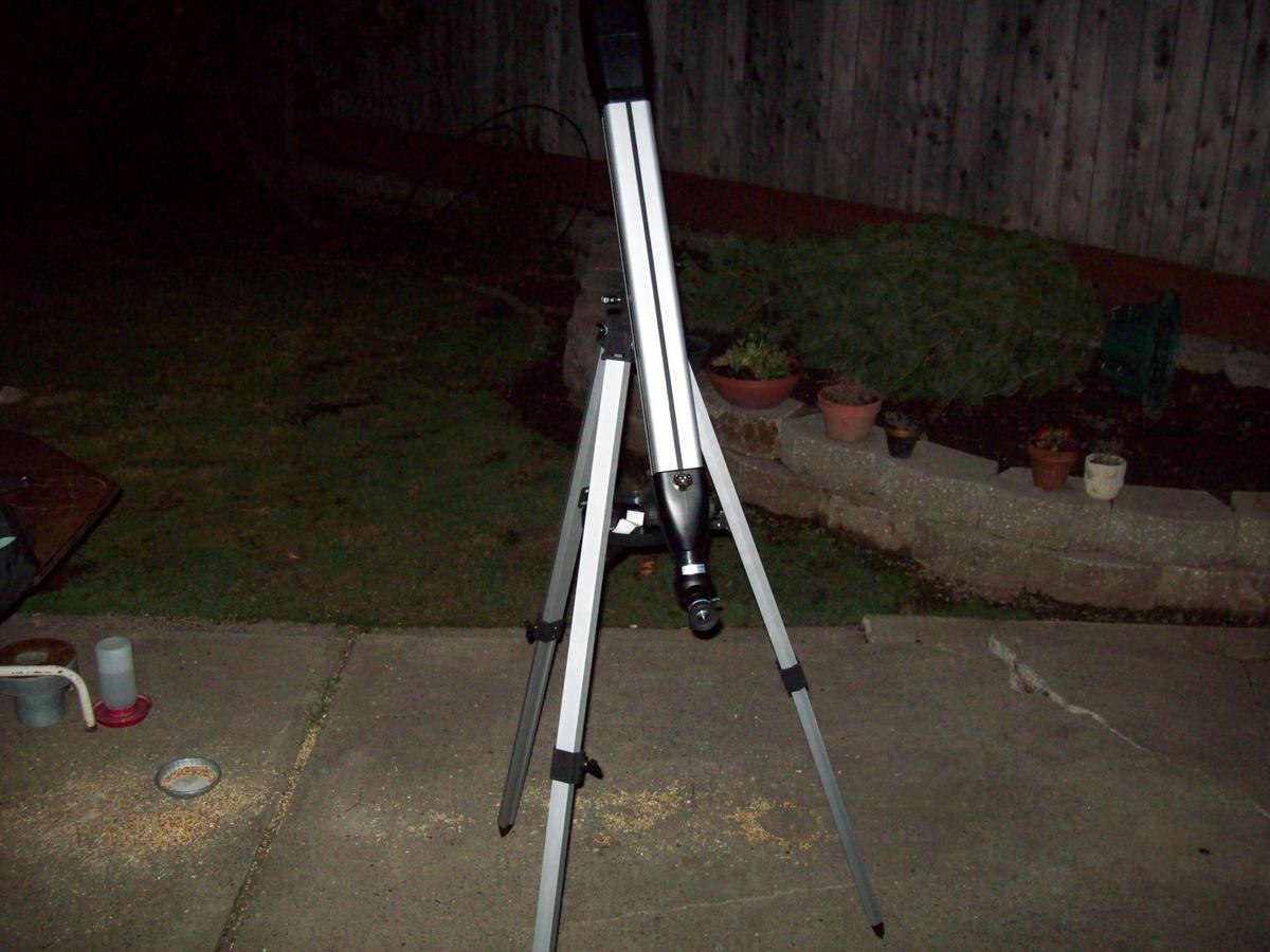 My Telescope in the backyard.