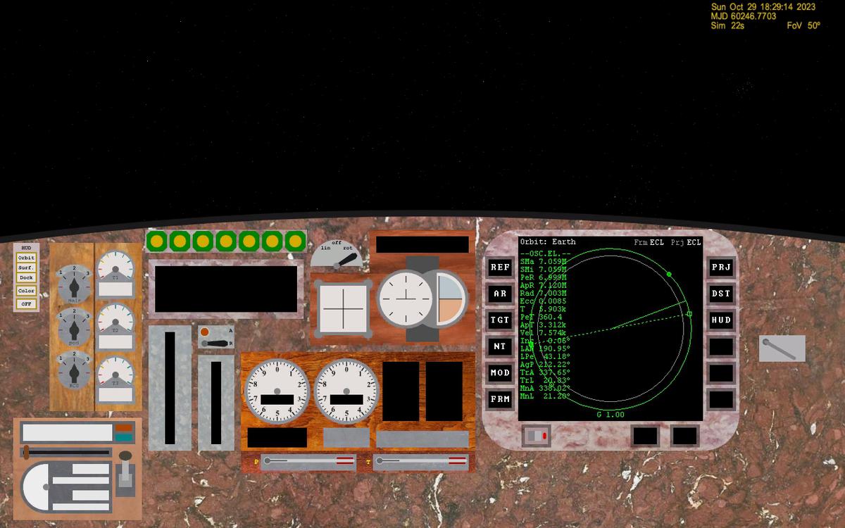 New marble cockpit