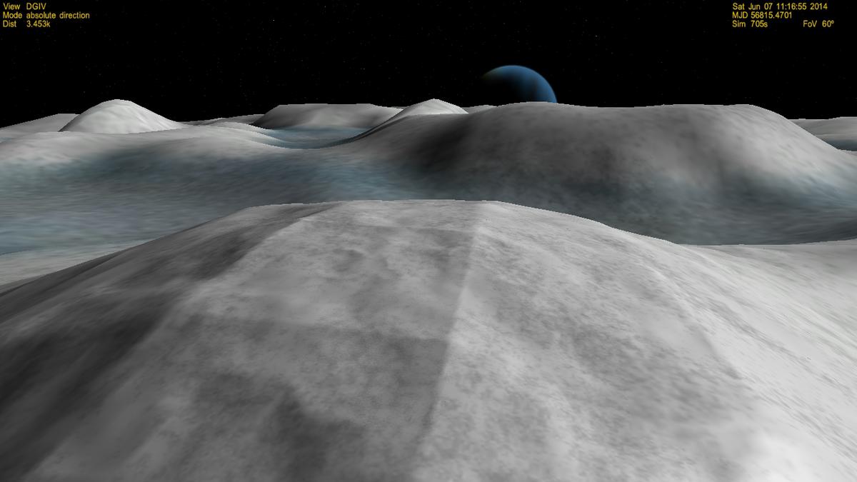 Nice view on experimental terrain