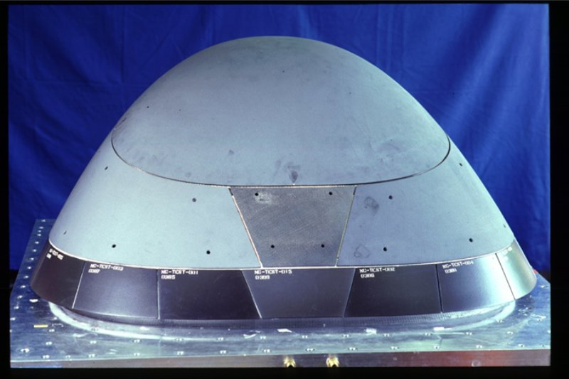 Nose cap qualification unit after integration