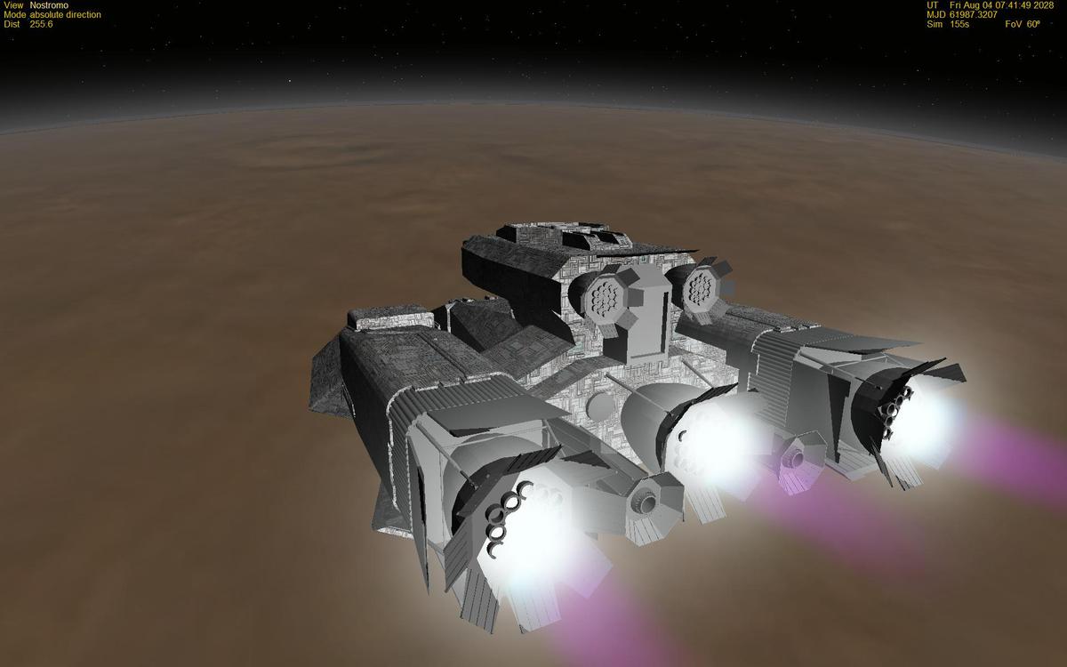 Nostromo going down