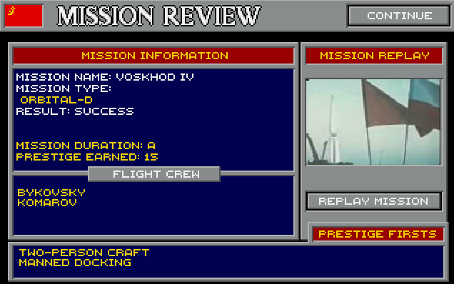 Now, what next? Do a Manned/Unmanned Orbital Docking, you WILL need this in the phase of Historical Lunar Landing when the capsule extracts the LM, i'