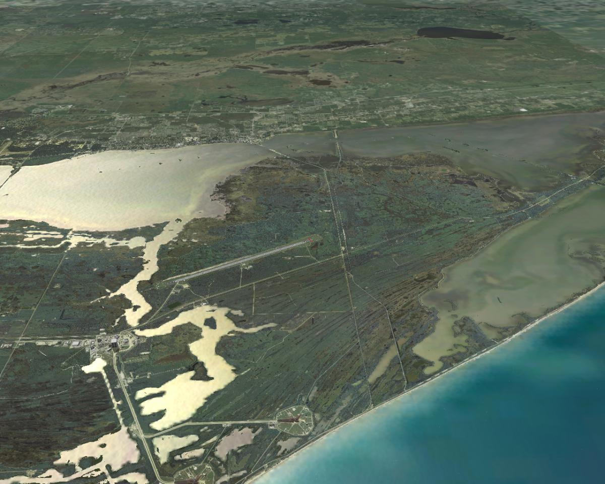 OBSOLETE
Hi-Res KSC, updated to blend with Earth L11/14 textures and added transparency to allow the reflections from the default textures.  This addo
