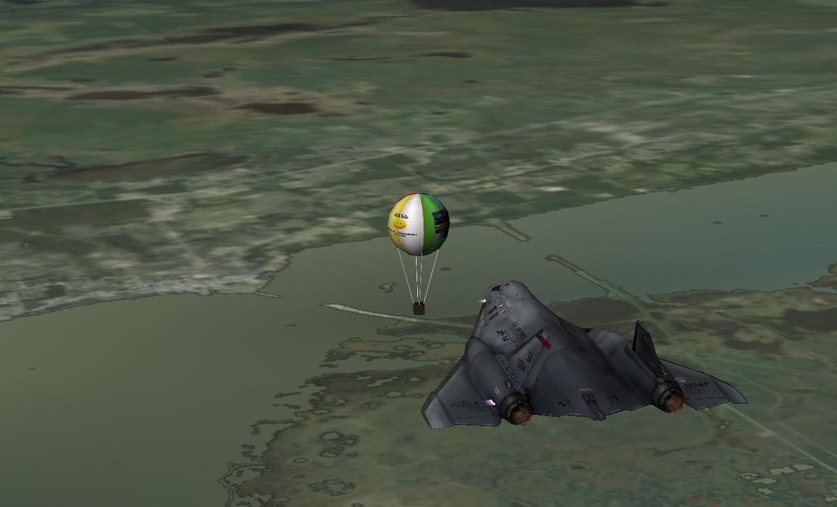 OMP balloon flight intercepted by Texas ANG