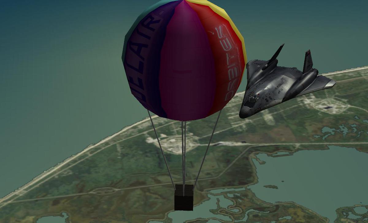 OMP balloon flight intercepted by Texas ANG