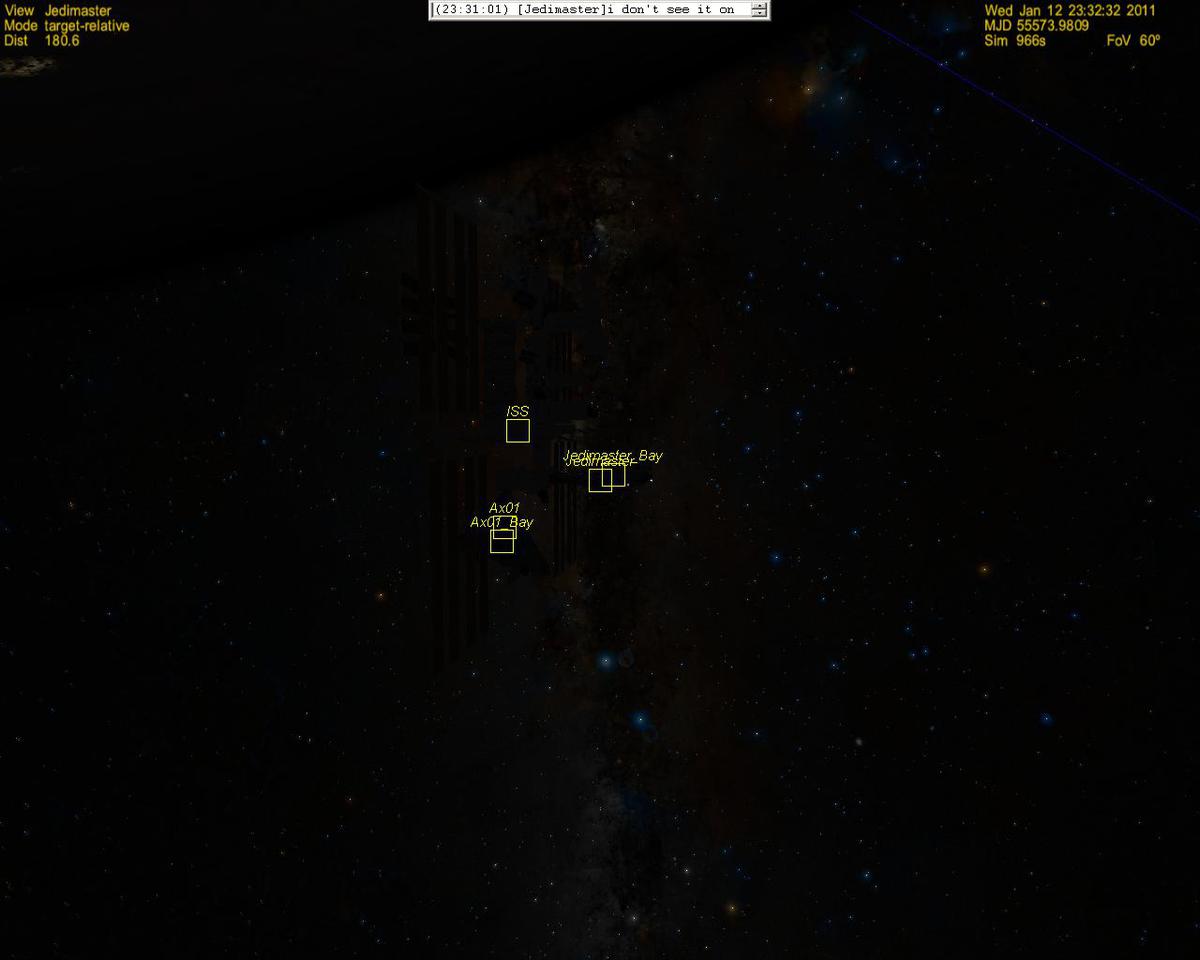 OMP docking at night