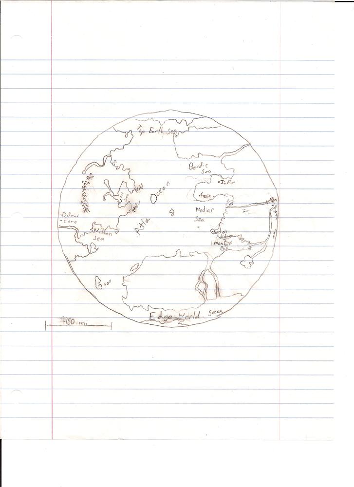 One half of a world. This was before my projections got too good.