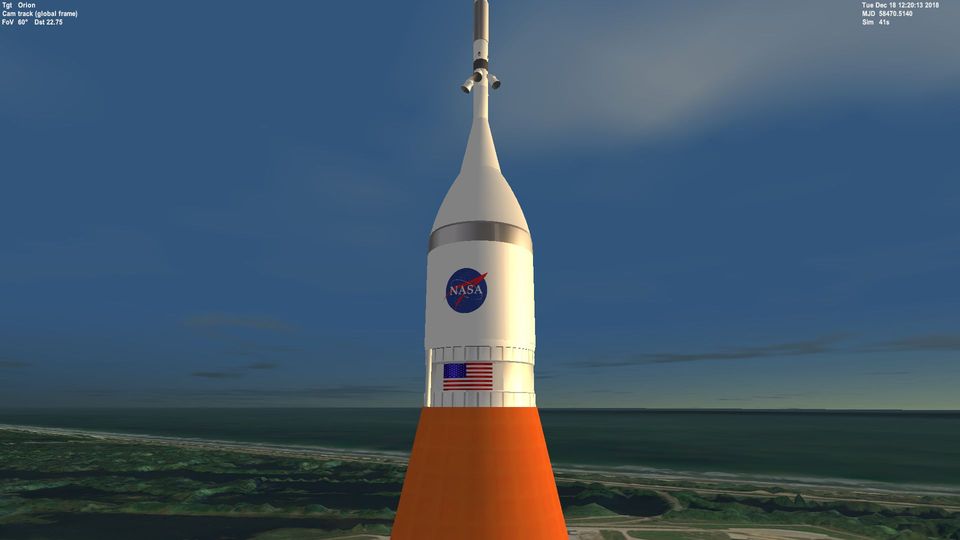 Orion fairing logo