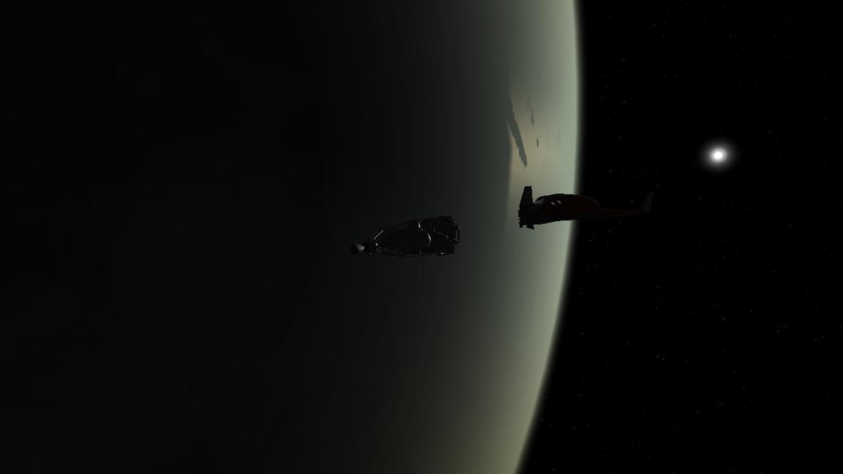 OUV rendezvous with Delta Glider