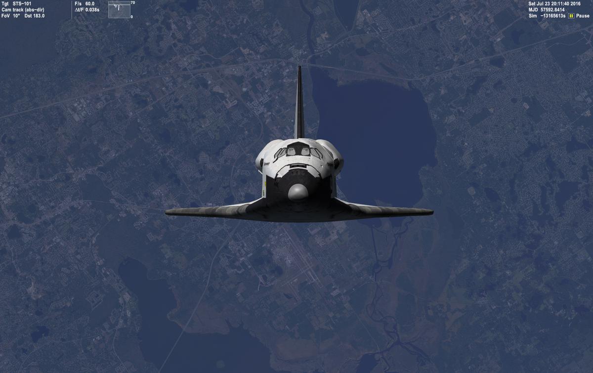 Over Orlando International Airport, FL